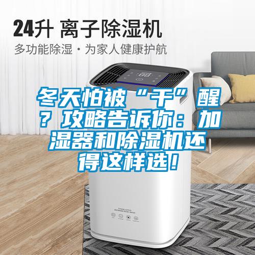 冬天怕被“干”醒？攻略告訴你：加濕器和除濕機(jī)還得這樣選！