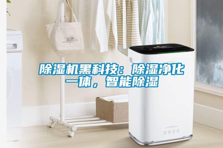 除濕機黑科技：除濕凈化一體，智能除濕